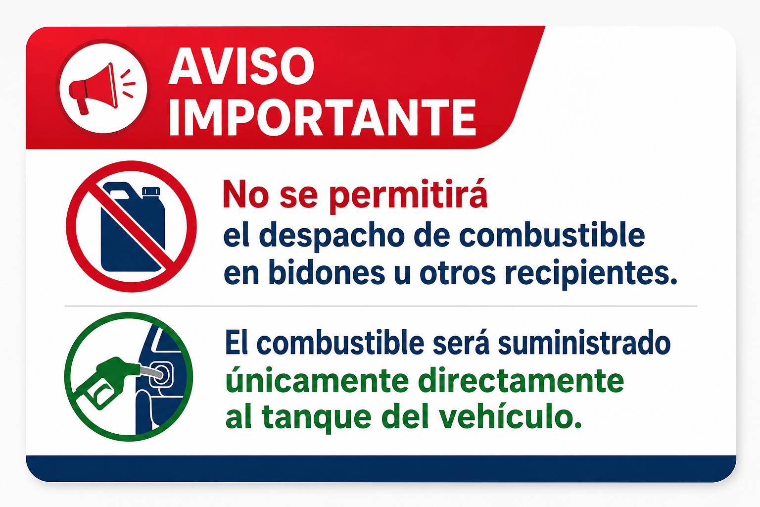 Tarjeta Combustible MixMarket